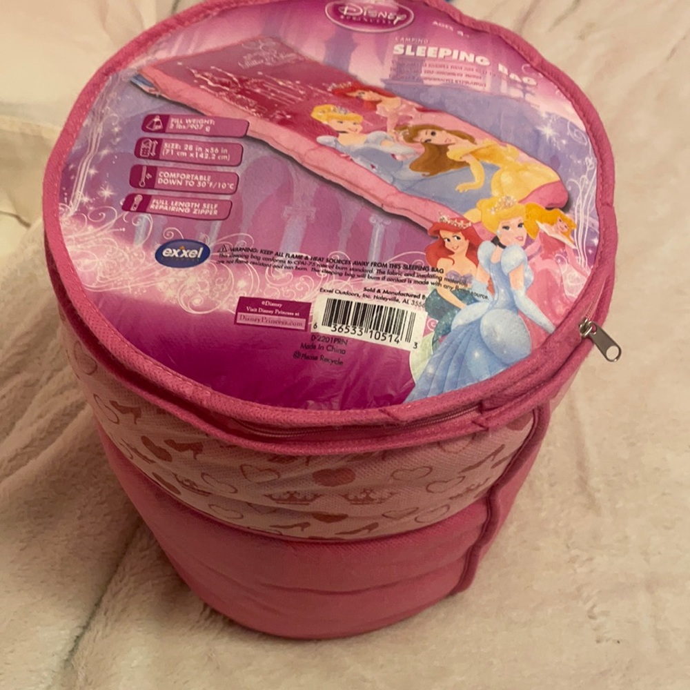 Disney princess sleeping bag